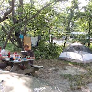 And the campground. Sites are tight, but the people are cool.