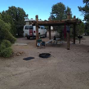 Typical campsite