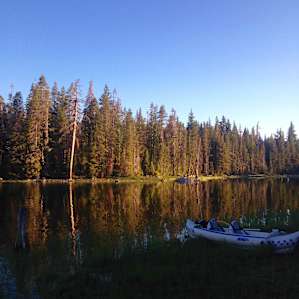You can't swim at Silver (it's a reservoir) But you can kayak/canoe and there are several lakes a close hike away that are perfect for swimming