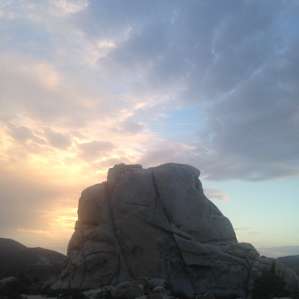 Sunset and beautiful skies.