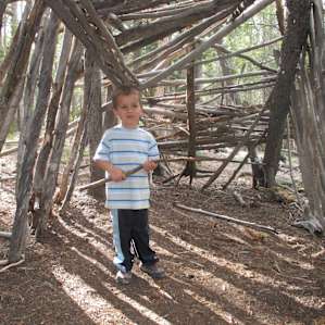 Find the houses/teepees between sites 28-31. Kids will love them (4 total).