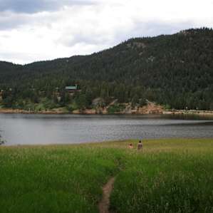 Lake Isabel - up the road. Good for fishing and worth a hike around.