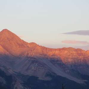 The view from Alta Lakes