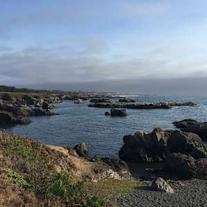 When you take a walk out to the point, this is the view south at sunset.