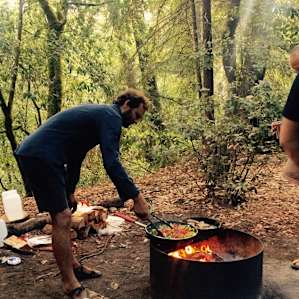 Campsite 61 fire ring