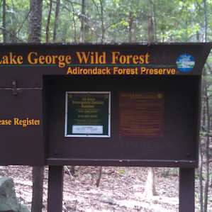 Start of hike up Prospect Mountain