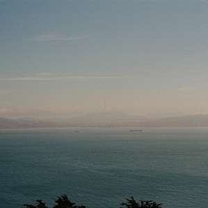 View of Sutro tower way off in the distance