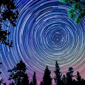 Great views of the night sky, right from camp. This is looking north of the campground.