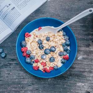 Red, white and blue breakfast at Princess Campground
