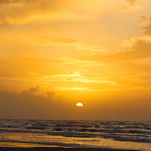 Another beautiful sunrise at Mustang Island State Park.