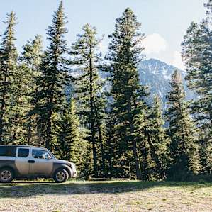 Our campsite spot.