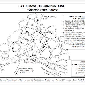 Here is the campground map from Division of Parks & Forestry.