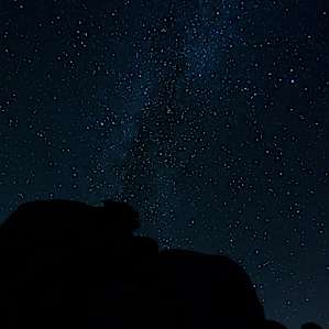 Milky Way Captured From Hidden Valley Campsite