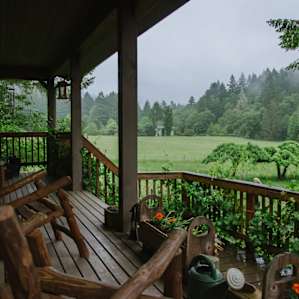 I could wrap up in a blanket and sit here all day.