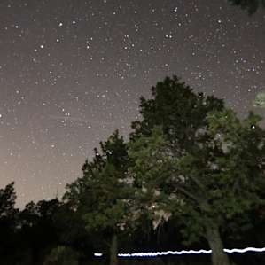 Stars from the campsite.