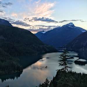 View from the Diablo Lake vista