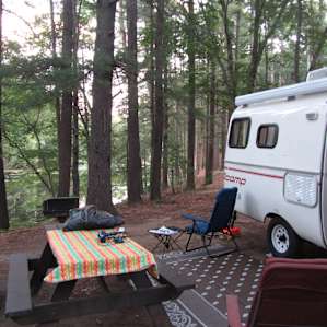 Our site on the pond
