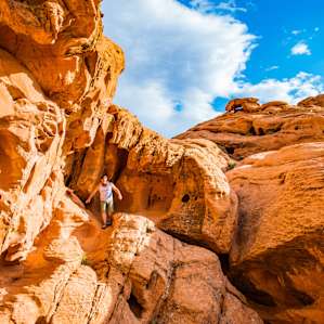 So many cool rocks to scramble around on