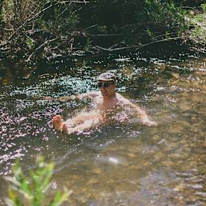 Takin a dip!
