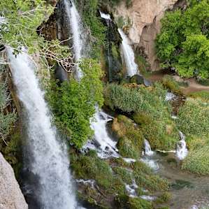Hike to the Rifle Falls fish hatchery