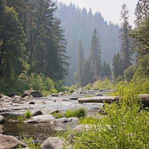River stop along the way