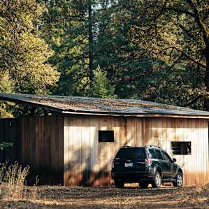 The parking for the RV site is convenient, and the arrangement of the site itself provides maximum privacy while on the property.