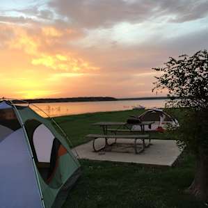 Waterfront camping ftw!