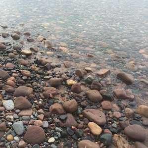 Beautiful shoreline along Barrier Beach.