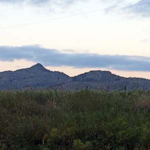 Mountains to the northeast of site #2.