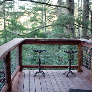 Deck in the woods
