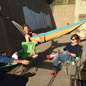 Hanging out in the afternoon