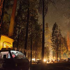 forest van lodging