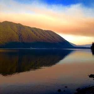 A nice view from Fish Creek campground beach.