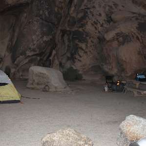 My camping spot at Ryan Campground.
