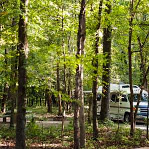 Mammoth Cave Campground is really beautiful.