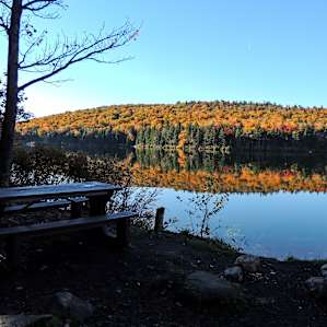 Private, hike-in (or paddle-in) campsites right on the water.