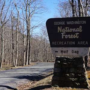 Entrance to Wolf Gap