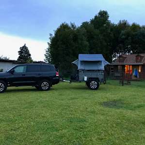 Our digs right next to the cabin!