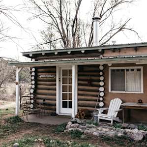 The outside of our cabin DH Lawrence
