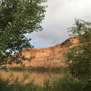 View from our camp site