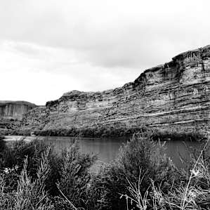 River was running right next to the camp ground.