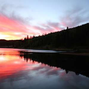 The sunrise is unreal here.