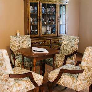 Another smaller dining area thats open to the living area! When you walk into the house it's to your right.