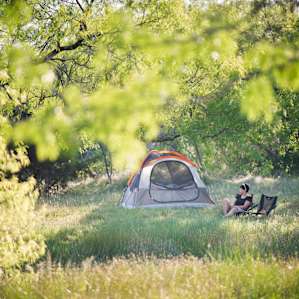 Beautiful secluded campsite