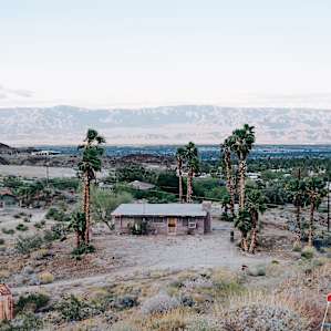 Views from the patio of the cabin.