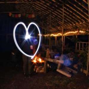 Playing with light in the green house! So much love here at the farm!