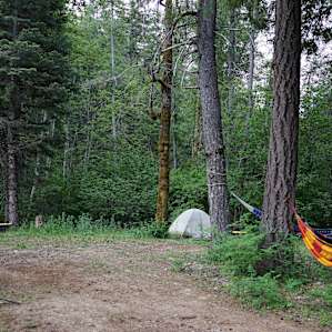 The main campsite.