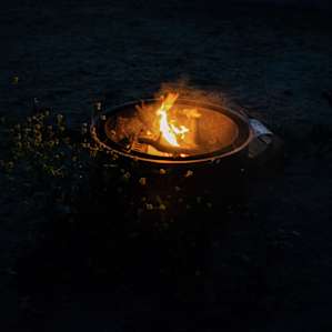 Evening night around the fire to cap off a great camp day.