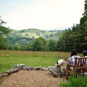The view from the highest point of the farm is breath taking. It's a romantic place to have a sip of wine. Or even propose to your partner!