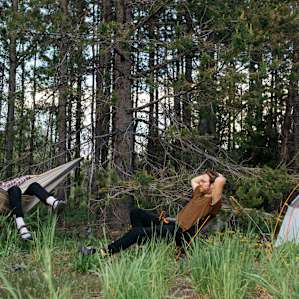 tent forest people